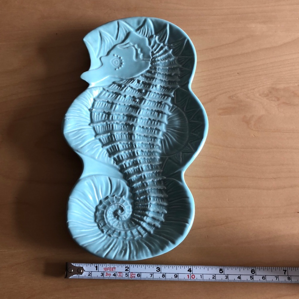 Sea horse dish/ plate - Picture 6 of 7